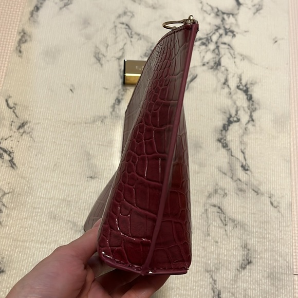 Saks Fifth Avenue Crocodile Faux Leather Bag - Picture 4 of 15